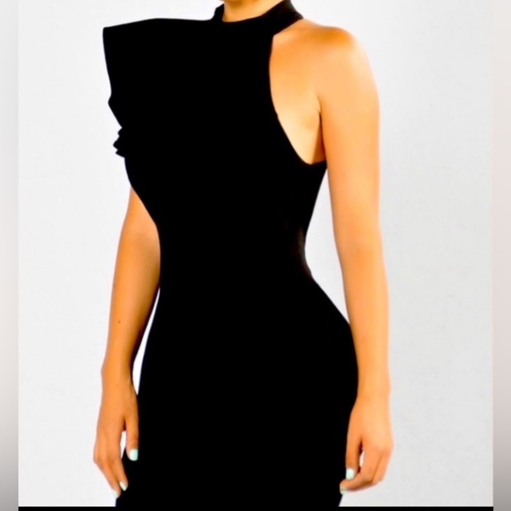 One Shoulder Ruffle Dress